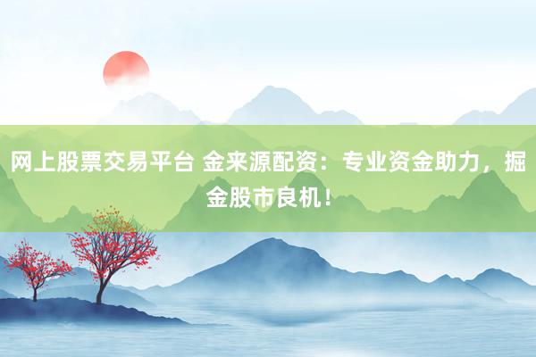 网上股票交易平台 金来源配资：专业资金助力，掘金股市良机！