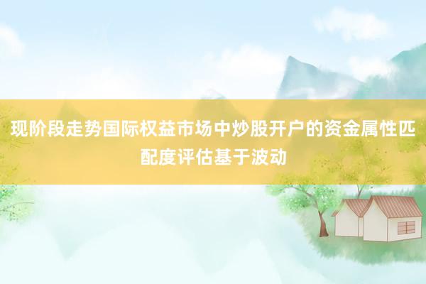 现阶段走势国际权益市场中炒股开户的资金属性匹配度评估基于波动